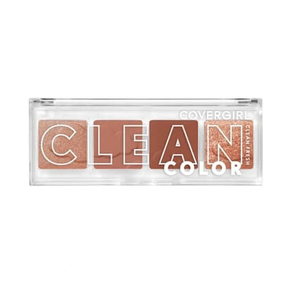 NEW COVERGIRL 222 Clean Color Shimmer Eyeshadow Palette – 222 Dreamy Pink